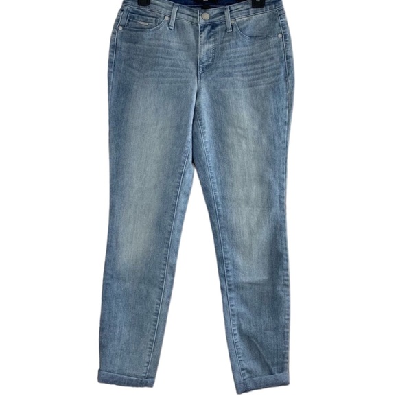 Sz4 Nine West Gramercy Skinny Ankle Cuff NWT Jeans - Picture 2 of 7